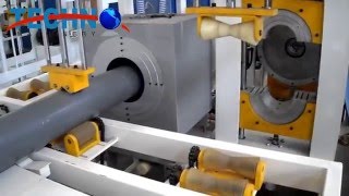 PVC Pipe Belling Machine Rieber Socket [upl. by Kurzawa765]