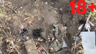 Ukraine War  Ukrainian Drone Drops Grenades On Russian Soldiers And Their Vehicles  Drone Footage [upl. by Yhtac152]