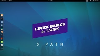 LINUX BASICS IN 3 MINS  PATH ENVIRONMENT VARIABLE [upl. by Dnilasor]