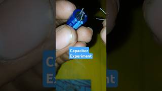 Capacitor LED light Mini Experiment Sai 😱🔥 [upl. by Tneicniv]