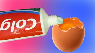 You definitely didnt know this LIFE HACK with EGG and TOOTHPASTE [upl. by Nanoc797]