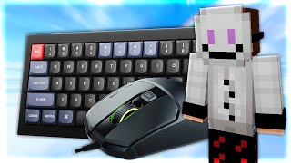 Godbridging In Bedwars With Keyboard amp Mouse Sounds Keychron Q4 [upl. by Peirce303]