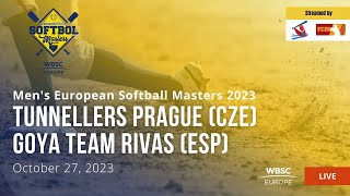 25 Mens European Softball Masters 2023 Tunnellers Prague CZE VS Goya Team Rivas ESP [upl. by Macri]