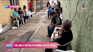 Así lució el funeral de Hipólito Mora  Noticias con Crystal Mendivil [upl. by Eatnohs]