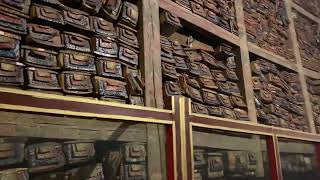 84000 volumes of Buddhist valuable teachings in Sakya Monastery Shigatse Tibet [upl. by Cacilia]