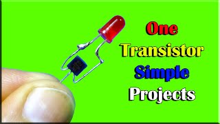 Very Simple Projects Using One Transistor  2n2222 Transistor Projects  How to Make 12v LED Flasher [upl. by Twitt]