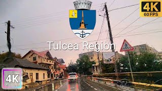 Tulcea Region  Driving on a Rainy Day [upl. by Nylanaj]