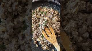 Healthy recipe minced lamb cuscus zucchini and salad [upl. by Mohandas836]