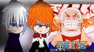 Animes React To One Piece  One Piece  Gacha React [upl. by Anaibib116]