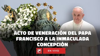 EN VIVO  Rezo a la Salus Populi Romani y ofrenda a la Inmaculada de Papa Francisco  8 de dic 2023 [upl. by Asirehc250]