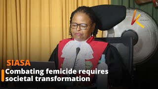 “Combating femicide requires not just legal intervention but societal transformation” CJ Koome [upl. by Anderegg]