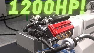 F40 engine build  Automation the car company tycoon [upl. by Oinafipe]