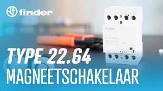 Finder 2264 Magneetschakelaar  Aansluiten amp Instellen [upl. by Inamik]