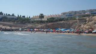 Sitges Bay from Balmins Beach Daytime [upl. by Oidale]