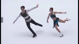 Fantastic Reverse Dance On Ice 🔥❄️✨🌀 Subscribe for More 🤩 beautiful skatingonice perfect love [upl. by Aneahs866]