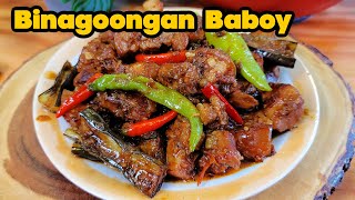 BINAGOONGANG BABOY  Pork Binagoongan [upl. by Madriene142]