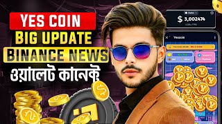 yes coin update  BIGGEST NEWS YET  Online income  How to Connect Yescoin Wallet in 2024 income [upl. by Aivataj]