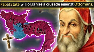 This Cursed Strat Makes Byzantium Easy  EU4 136 Catholic Byzantium [upl. by Aihsatal368]