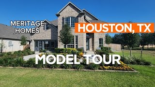 MERITAGE HOMES MODEL TOUR  HOUSTON TX [upl. by Shelly86]