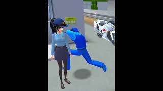 Papa hantu vs police sakuraschoolsimulator shorts viral [upl. by Duffy]