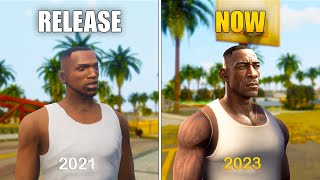 GTA Trilogy Definitive Edition  Release vs Last Patch [upl. by Leahci950]