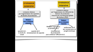 croissance EXTENSIVE CROISSANCE INTENSIVE [upl. by Farlie163]