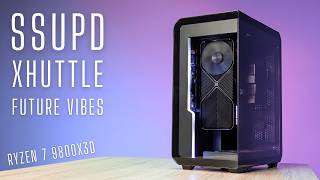 SSUPD Xhuttle  Futuristic Case Vibes  Blackout PC Build  9800X3D  RTX4080 Super FE [upl. by Cusick290]