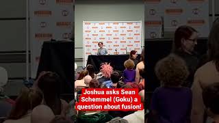 Joshua asks Sean Schemmel Goku a question about fusion at MegaCon 2022 [upl. by Monto]