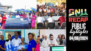 Guyana News Update Recap Public Highlights 4th August 2024 [upl. by Acimot972]