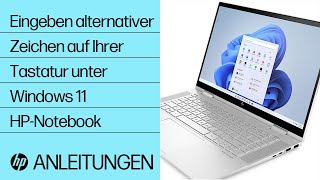 So geben Sie Sonderzeichen auf Ihrer Tastatur unter Windows 11 ein  HPNotebooks  HP Support [upl. by Nnaynaffit454]