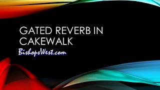 How to GATED REVERB in CAKEWALK  Tutorial [upl. by Georgena840]