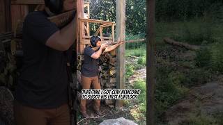 Clay Newcomb’s first time shooting a flintlock [upl. by Ewan218]