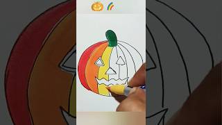 Rainbow🌈halloween🎃shortsartyoutubeshortschallengesubscribeviralviralvideo [upl. by Ytsanyd201]