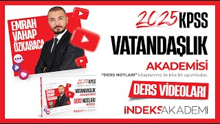 4 2025 KPSS  Vatandaşlık  Hukukun Kaynakları ve Yaptırım Türleri  Emrah Vahap Özkaraca [upl. by Adnovoj344]