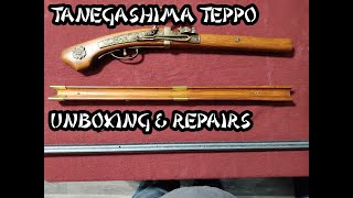 Tanegashima Teppo Unboxing and fixing barrel alignment [upl. by Clougher]