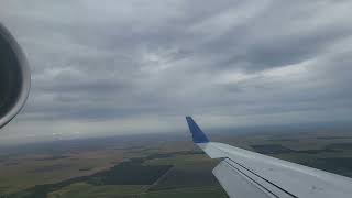 Landing in Fargo United CRJ200 [upl. by Schuh]