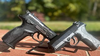 PX4 vs K100 Rotating Barrels from Beretta and Grand Power [upl. by Vyky754]