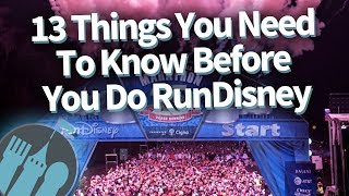 13 Things You Need To Know Before You RunDIsney [upl. by Cletis]