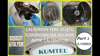 Kumtel Fanlı Elektrikli Isıtıcı tamiri BİRİNCİ VİDEO Kumtel Fan Electric Heater Repair [upl. by Wixted623]