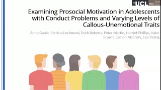 Examining Prosocial Effort in Adolescents with Conduct Problems [upl. by Micki]