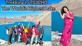 TILICHO Conquering the World’s Highest Lake with my friends ​⁠Giriashma [upl. by Nomyt522]