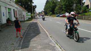 Ausfahrt 24 Motorradtreffen der Motorsportfreunde Valtental eV Neukirch  Lausitz 2019 [upl. by Urd]