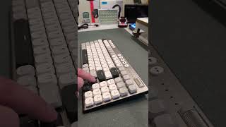 Thunderobot K96 Low Profile Mechanical Keyboard  Sound Test [upl. by Ibrad]