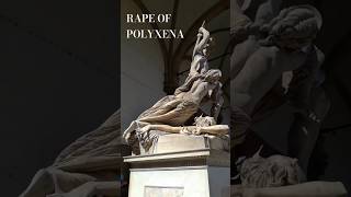 Rape of Polyxena Piazza Della Signoria August 2019 firenze renaissance italia art uffizi [upl. by Adniled]