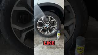 SELSİL TYRE LASTİK PARLATICI SU İTİCİLİKshort asmr detailing details selsil carcare tyre [upl. by Anaiad]