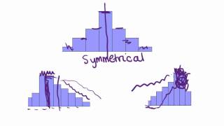 Maths Tutorial Describing Statistical Distributions Part 1 of 2 [upl. by Tosch]