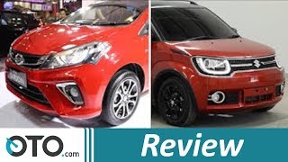 Daihatsu Sirion AT vs Suzuki Ignis GX AGS I Review  OTOcom [upl. by Nnylarat999]