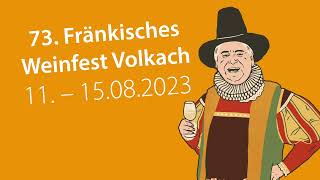 73 Fränkisches Weinfest Volkach [upl. by Asereht]