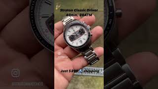 Straton Classic Driver 40mm 🏁🏁 watch chrono wristwatch retro watches style retrostyle [upl. by Anelat]