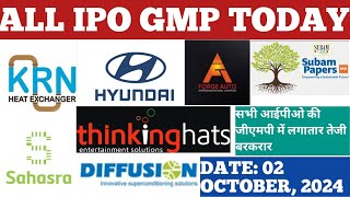 ALL IPO GMP l current GMP l updated GMP l ALLOTMENT l LISTING l [upl. by Chretien]